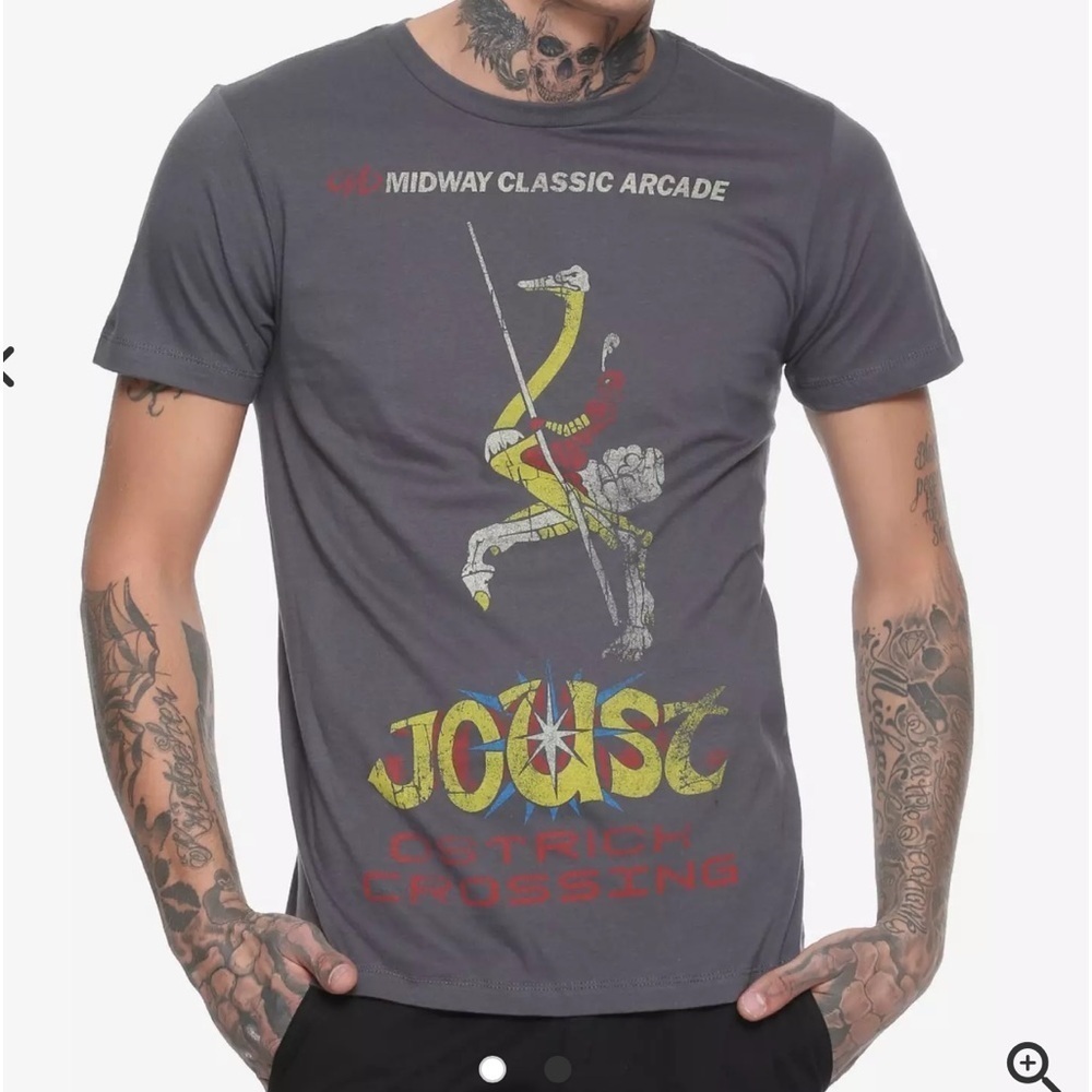 Joust Ostrich Crossing Ringer T-Shirt